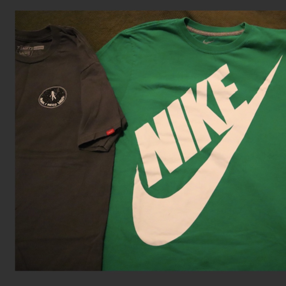 Two T-Shirt Bundle - Vans & Nike